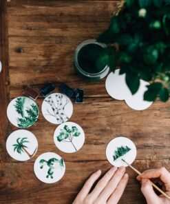 Leafy Plant Stickers - Pack A