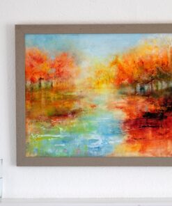 Autumn Park In Acrylic