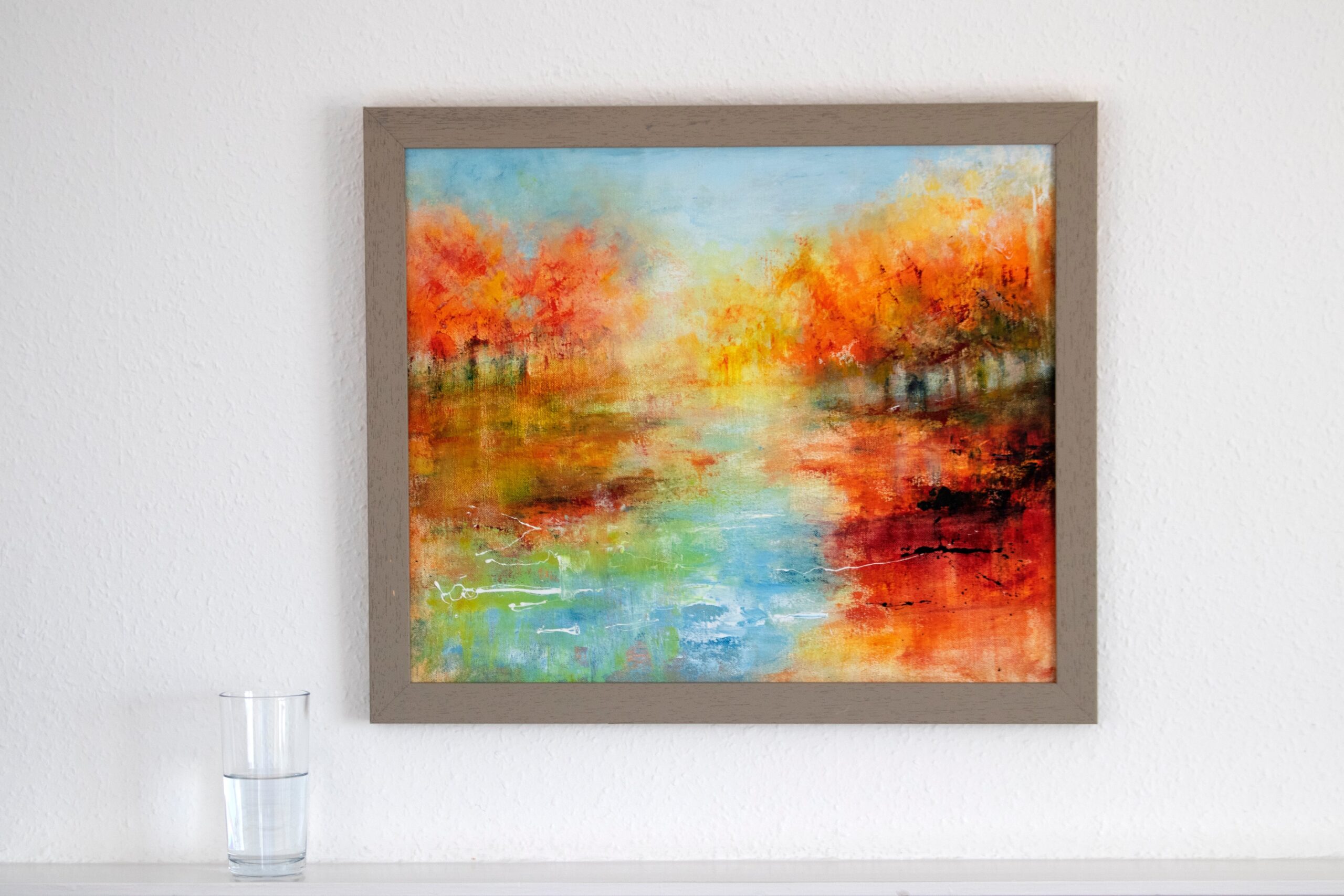 Autumn Park In Acrylic